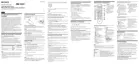 Preview: Operating Instructions