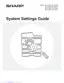 Preview: System Settings Guide