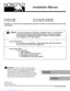 Preview: Installation Manual