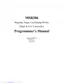 Preview: Programmer's Manual
