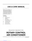 Preview: Use And Care Manual