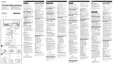 Preview: Operating Instructions