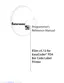 Preview: Programmer's Reference Manual
