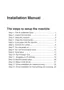 Preview: Installation Manual