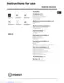 Preview: Instructions For Use