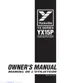 Preview: Owner's Manual