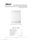 Preview: Use And Care Manual