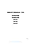 Preview: Service Manual