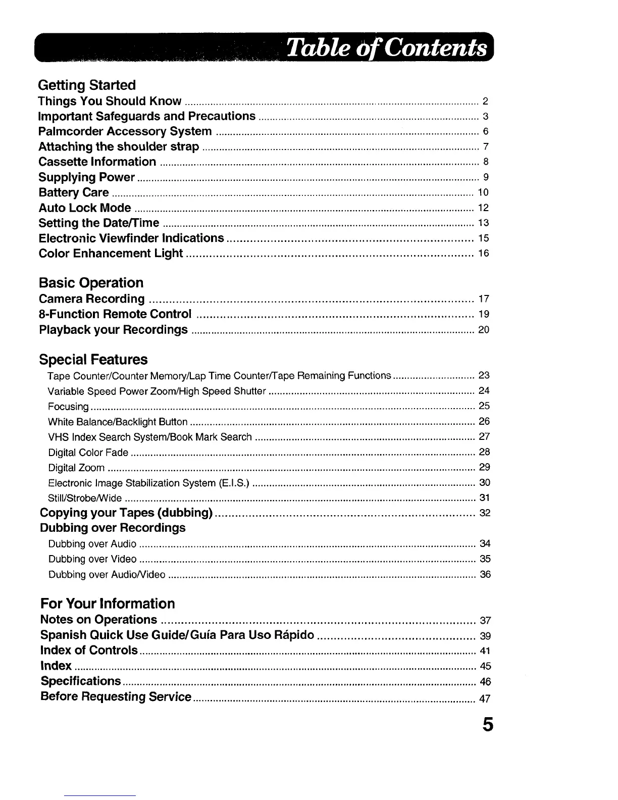 Page #5 background image