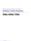 Preview: Safety Information
