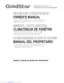 Preview: Owner's Manual