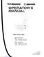 Preview: Operator's Manual