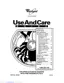 Preview: Use And Care Guide