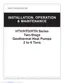 Preview: Installation, Operation & Maintenance Instructions