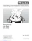 Preview: Operating And Installation Instructions