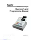 Preview: Operator's And Programming Manual