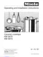 Preview: Operating And Installation Instructions