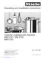 Preview: Operating And Installation Instructions
