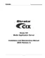 Preview: Installation And Maintenance Manual