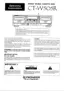 Preview: Operating Instructions
