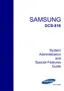 Preview: System Administration And Special Features Guide