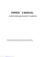Preview: Owner's Manual