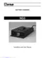 Preview: Installation And User Manual