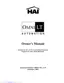 Preview: Owner's Manual