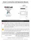 Preview: Owner’S Instruction And Operation Manual