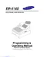 Preview: Programming &  Operating Manual