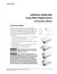 Preview: Lamp-Filter Replacement Instruction Sheet