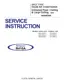 Preview: Service Instruction