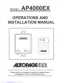 Preview: Operation And Installation Manual
