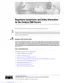 Preview: Regulatory Compliance And Safety Information