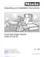 Preview: Operating And Installation Instructions