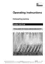 Preview: Operating Instructions