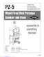 Preview: Assembly & Operating Manual