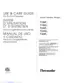 Preview: Use & Care Manual