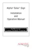 Preview: Installation And Operation Manual