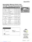Preview: Assembly Manual & Parts List