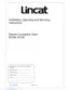 Preview: Installation, Operating And Servicing Instruction