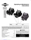Preview: Operating & Maintenance Instructions