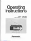 Preview: Operating Instructions