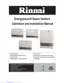 Preview: Operation And Installation Manual