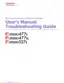 Preview: User's Manual And Troubleshooting Guide