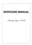 Preview: Servicing Manual