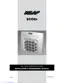 Preview: Installation & Programming Manual