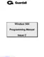 Preview: Programming Manual