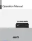 Preview: Operation Manual