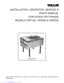 Preview: Installation, Operation & Service Parts Manual